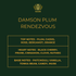 NIOBI Damson Plum Rendezvous Luxury Scented Candle | Hand-Poured Coconut–Rapeseed Wax | Dark Plum, Black Cherry & Amber | 250g