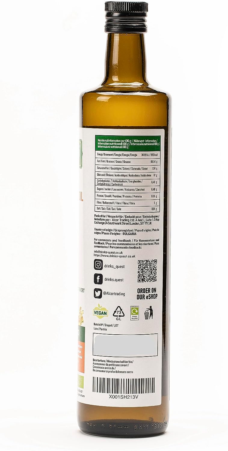 CHEFS & CO Organic Sunflower Frying Oil - Refined