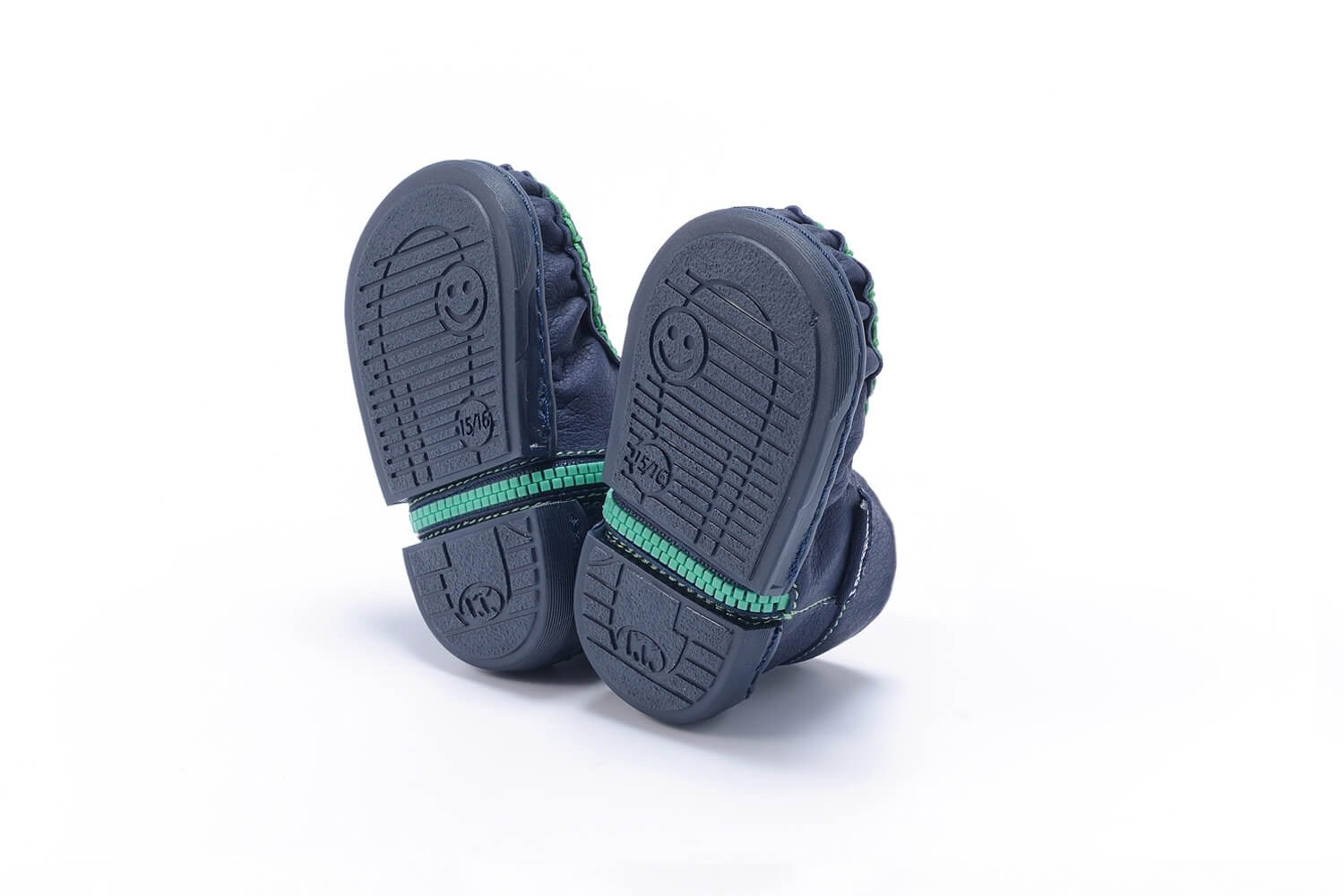 Walkking's Unisex Babies' Zip Around Walking Baby Shoes Navy Blue