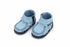 Walkking's Unisex Babies' Zip Around Walking Baby Shoes Light Up Blue